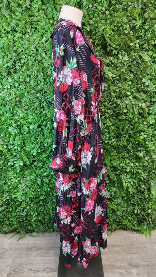 Ts Floral Frill Neck Dress (22)