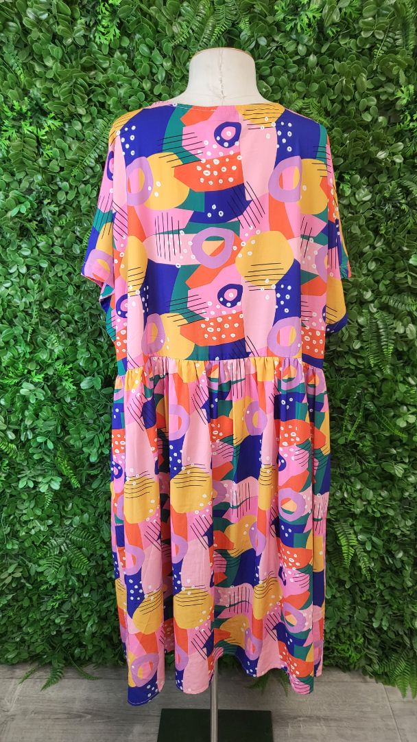 Little Party Dress Multi Print Dress (20)