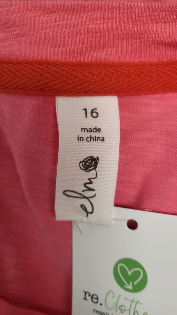 Elm Pink/Red Logo T-shirt (16)