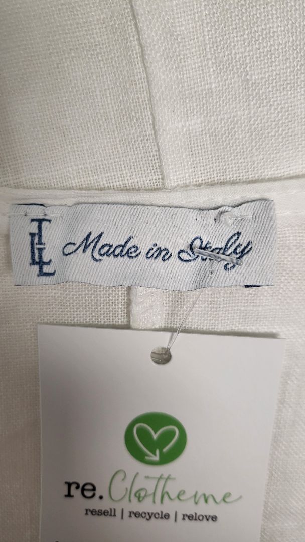 Made In Italy White Linen Dress (12)