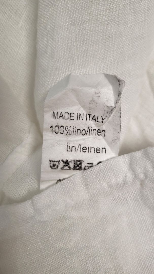 Made In Italy White Linen Dress (12)