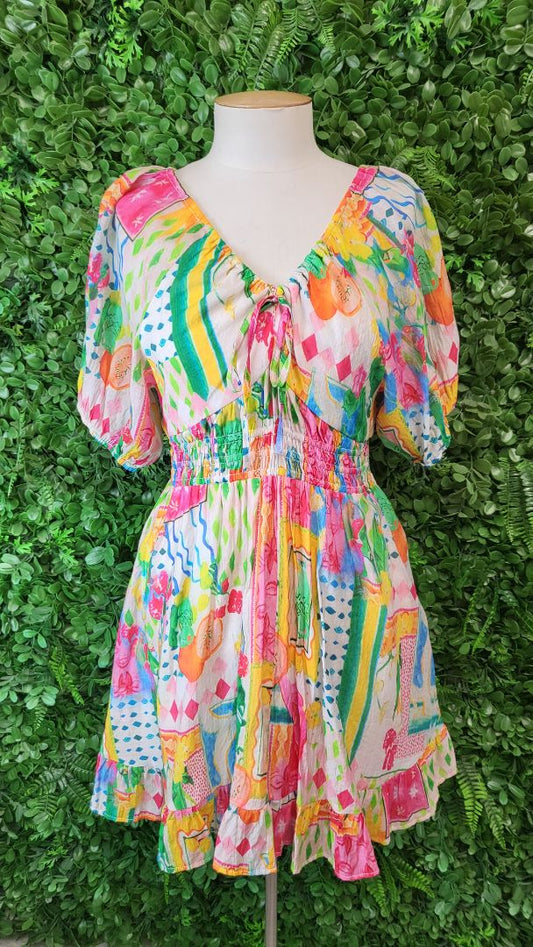 Zafina Multi Print Dress (8)