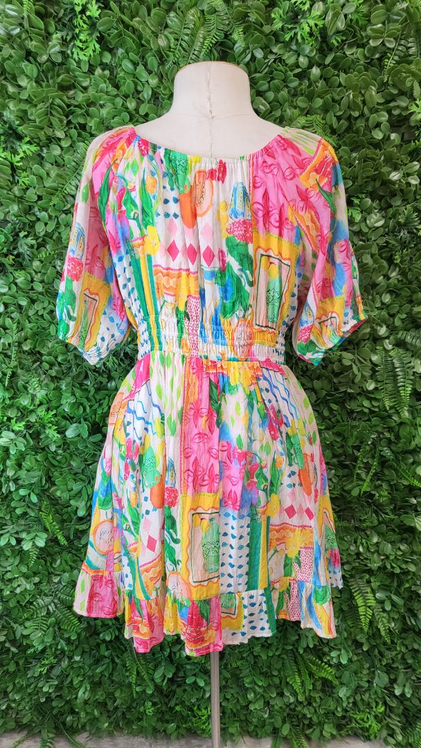 Zafina Multi Print Dress (8)