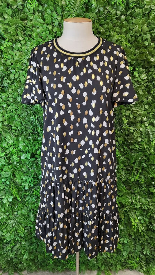Charlo Spot Foil Dress (8)