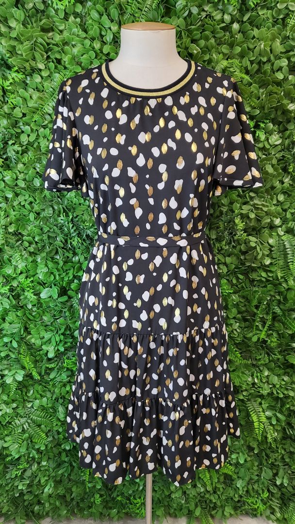 Charlo Spot Foil Dress (8)