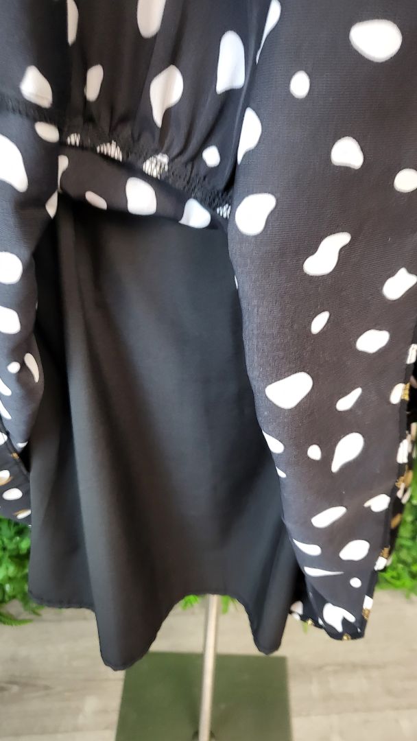 Charlo Spot Foil Dress (8)