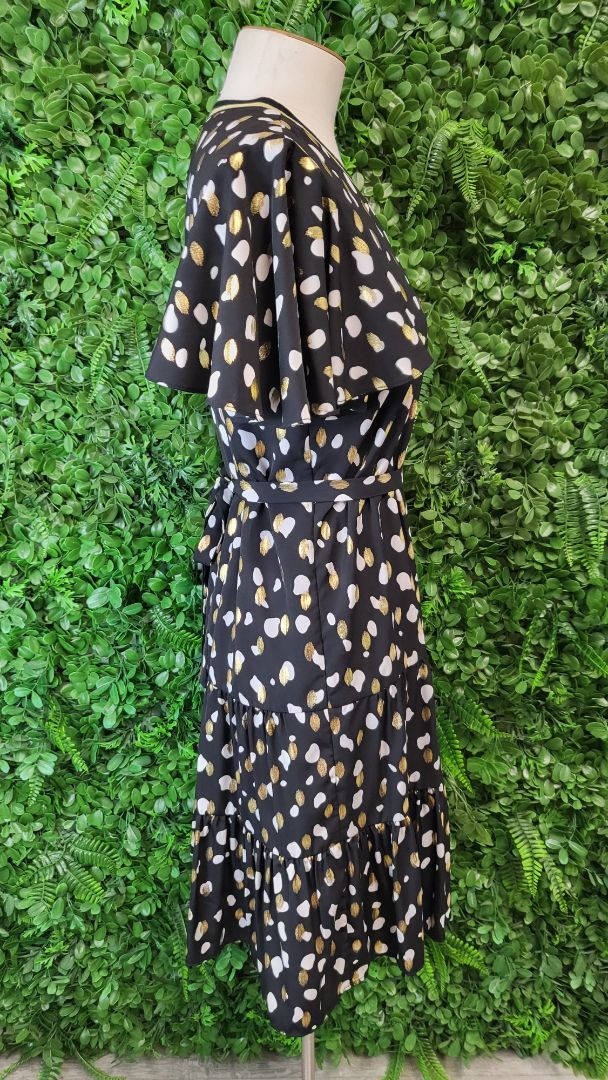 Charlo Spot Foil Dress (8)