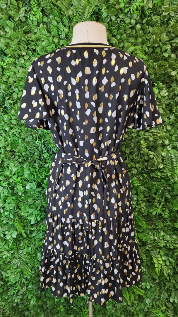 Charlo Spot Foil Dress (8)