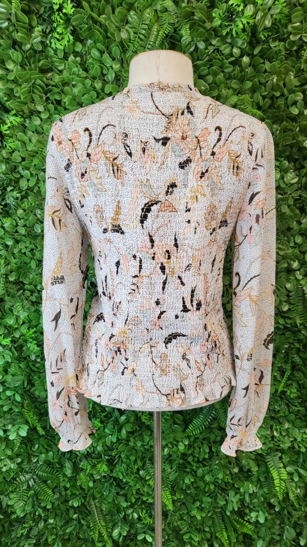 Max Print Shirred Top (10)