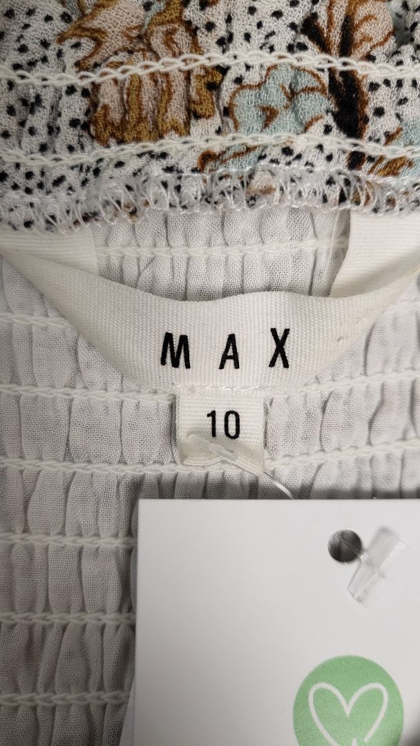 Max Print Shirred Top (10)