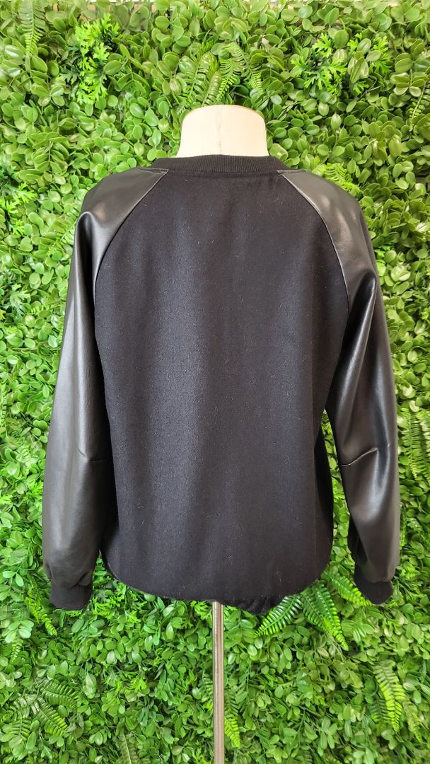 Drama Black Faux Fur Bomber (10)