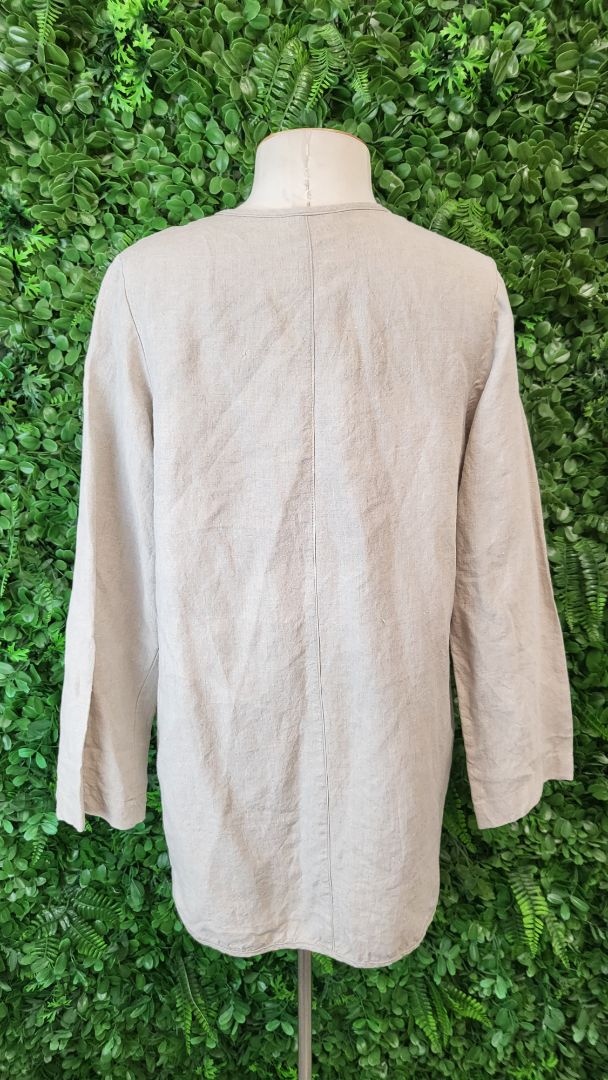 Lordship Oat Linen Jacket (10-12)