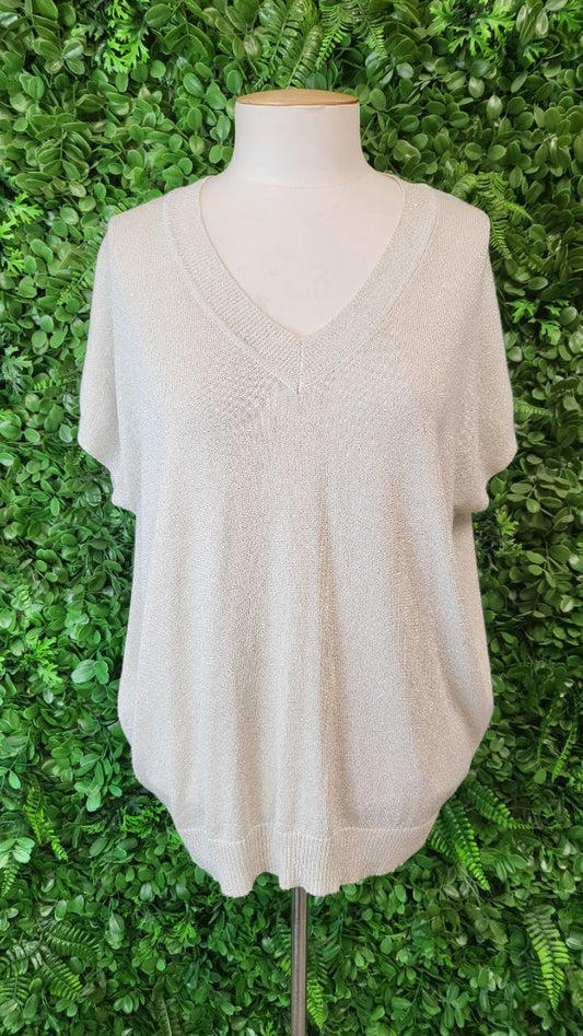 Frankie's Melbourne Gold Lurex Top (16-18)