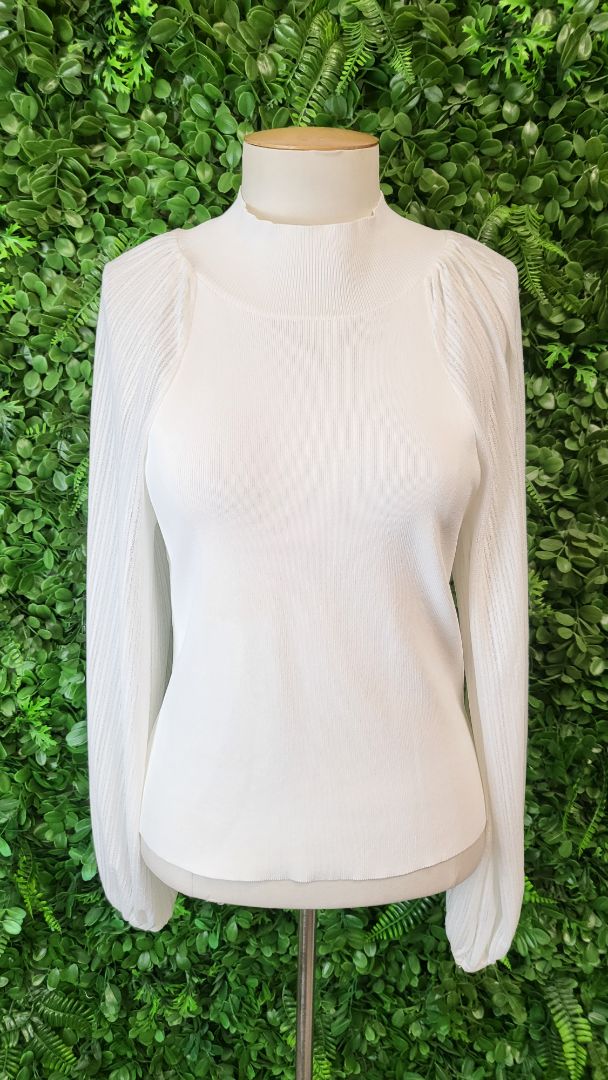 Fate + Becker Cream High Neck Top (12)