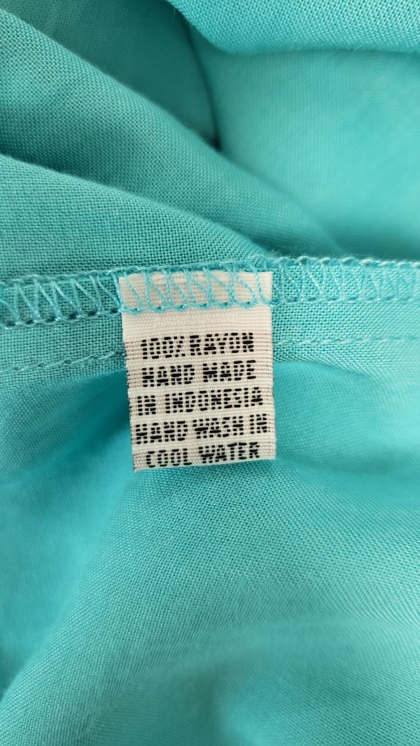 White Lotus Teal Resort Dress (OSFM)