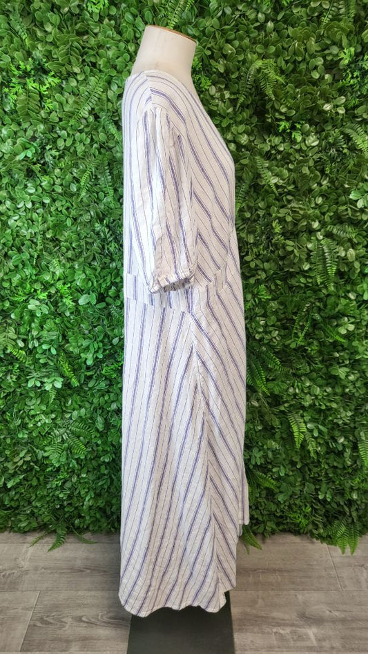 TU White Stripe Dress (20)