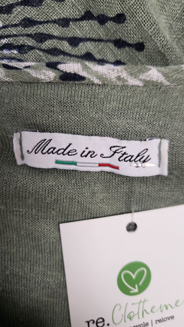 Made In Italy Green Flower Dress (16)