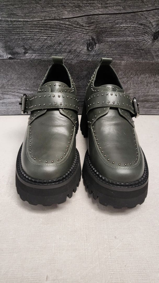 Minx Olive Green Brogue Loafer NEW (39)