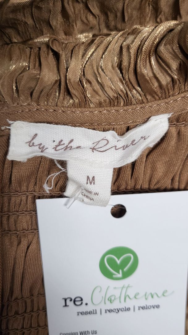 By The River Tan Textured Dress (12)