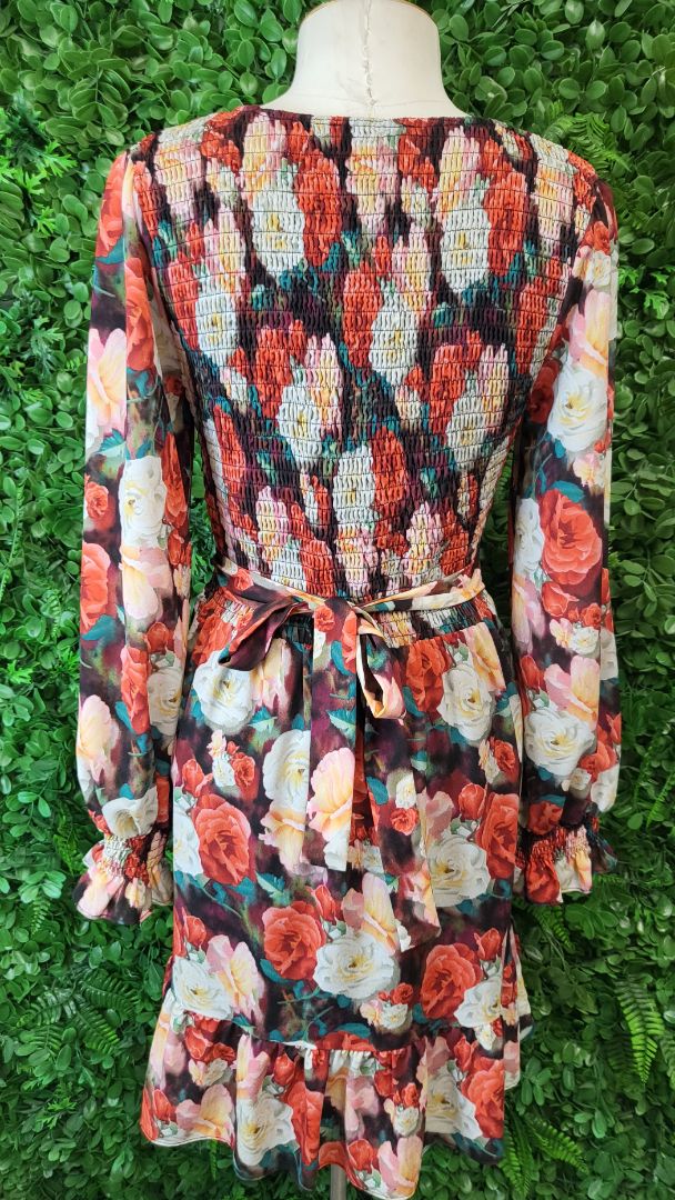 Augustine Floral Shirred Dress (12)