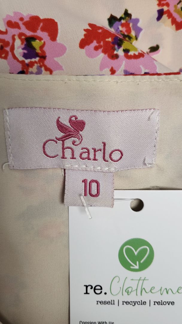Charlo Floral Frill Long Sleeve Top (10)