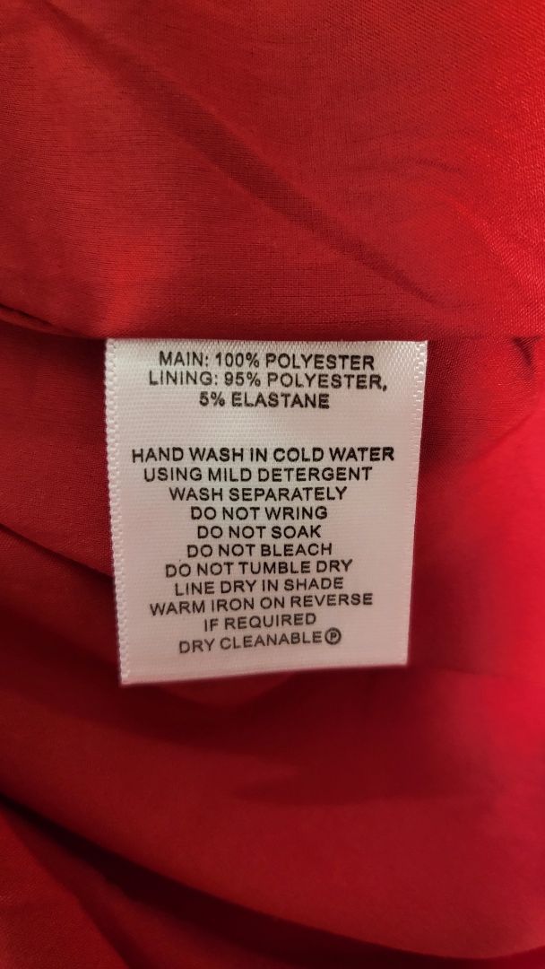 Cooper St Red Ruffle Hem Dress (12-14)