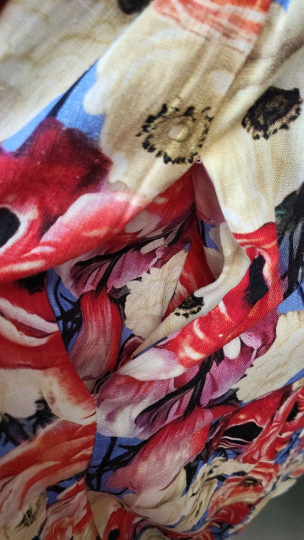 Glam Floral Linen Blend Dress (10-12)