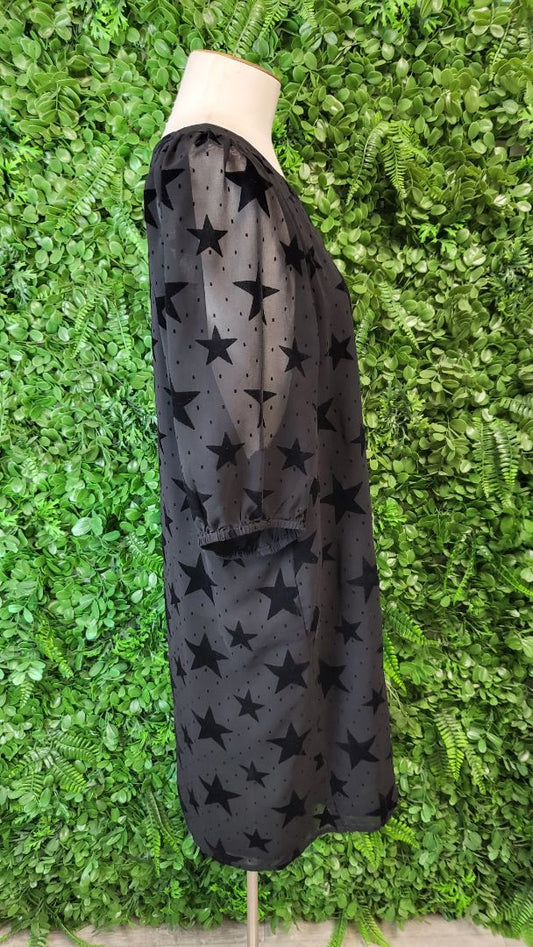 Toby Black Star Dress (14)