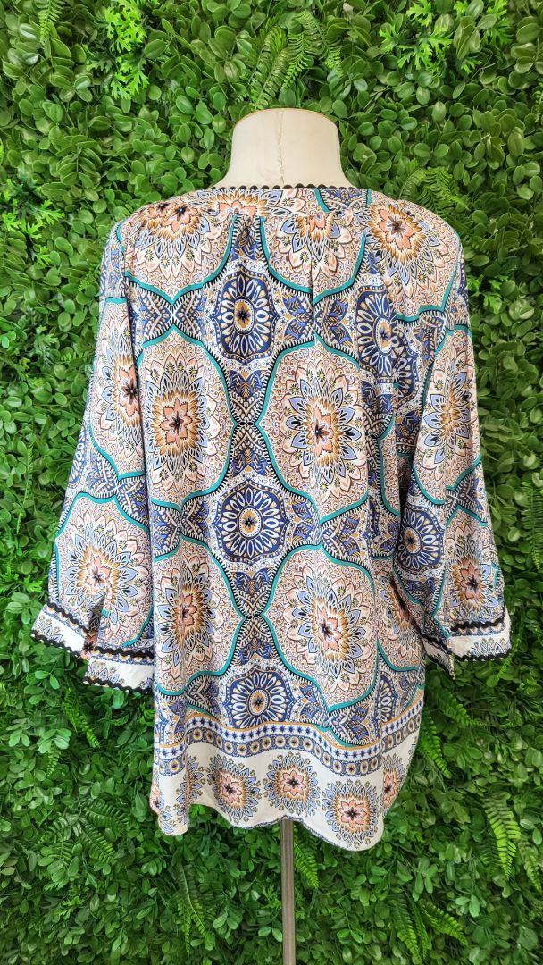 Seduce Print Boho Top (16)