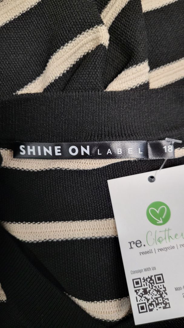 Shine On The Label Stripe Knit Dress (18)