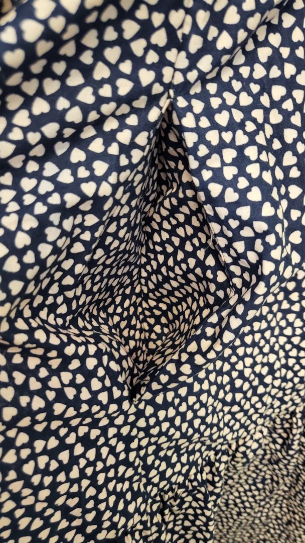 Boho Navy/Pink Heart Dress (10)