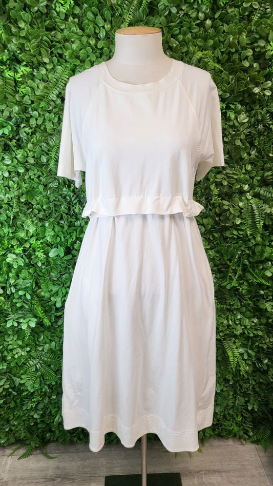 Cos Cream Pleat Dress (10)