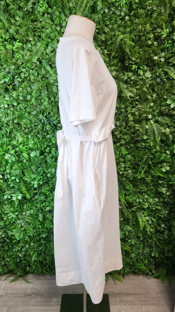 Cos Cream Pleat Dress (10)