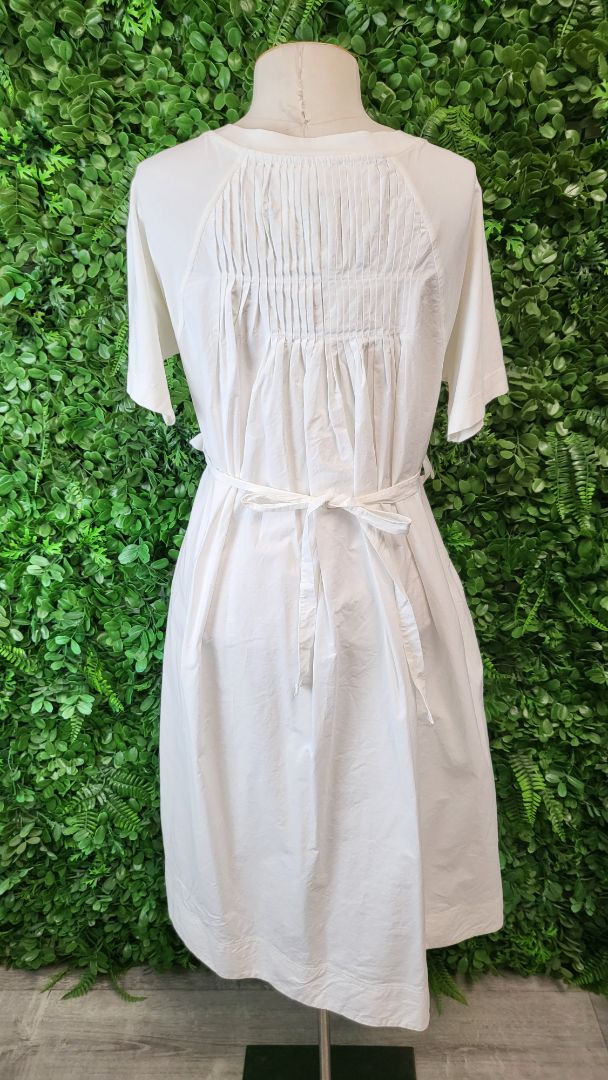 Cos Cream Pleat Dress (10)