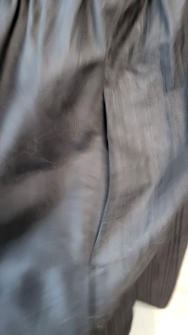 Uniqlo Black Textured Dress (12-14)