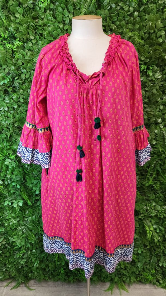 Unknown Print Vacay Dress (10-12)