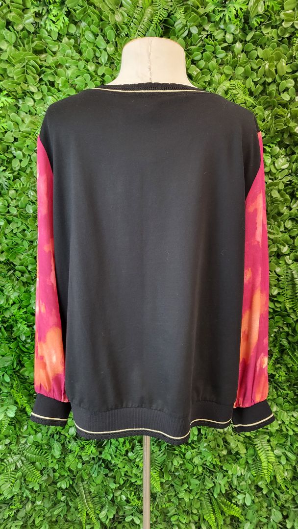 Zafina Print Long Sleeve Top (12)