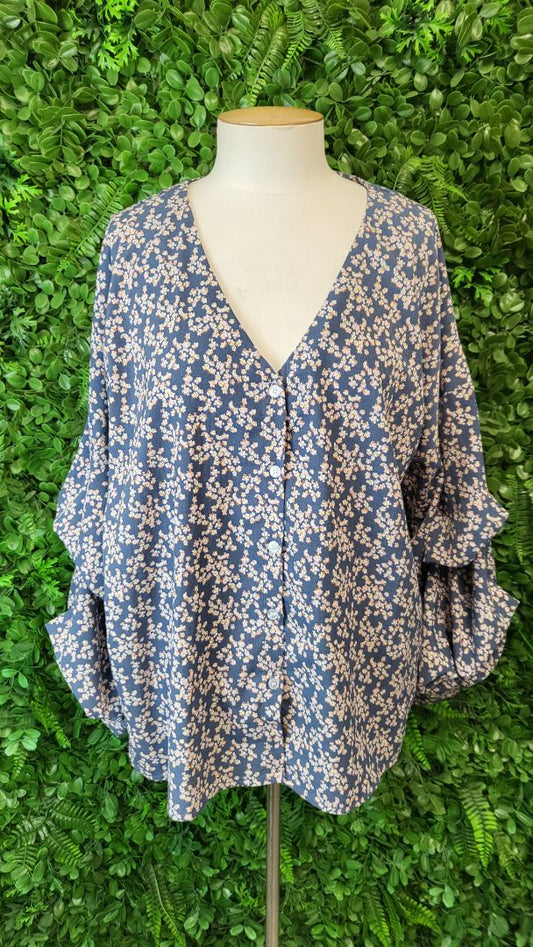 Ketz-ke Blue Floral Top (16)