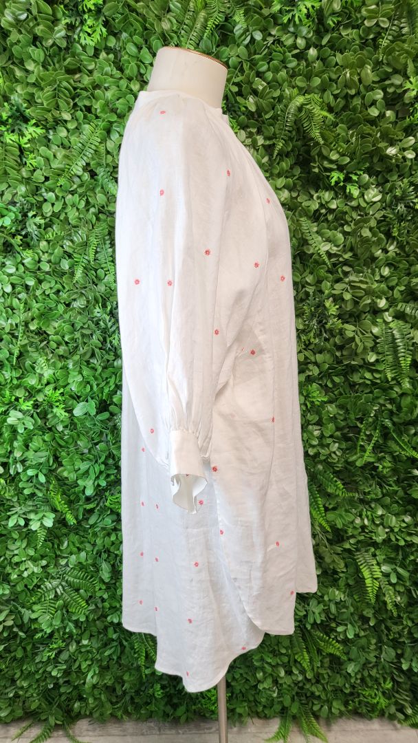 Zoe Kratzmann White Chime Tunic Top (10-12)