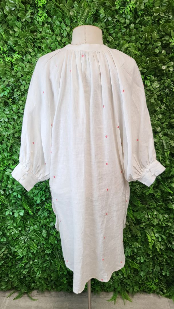 Zoe Kratzmann White Chime Tunic Top (10-12)