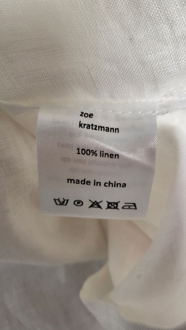Zoe Kratzmann White Chime Tunic Top (10-12)