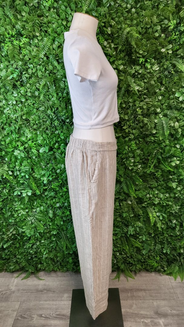 Hammock & Vine Oat/Stripe Linen Pant (14)