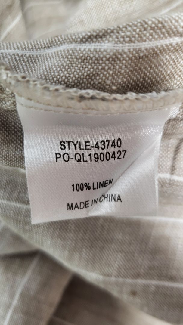 Hammock & Vine Oat/Stripe Linen Pant (14)
