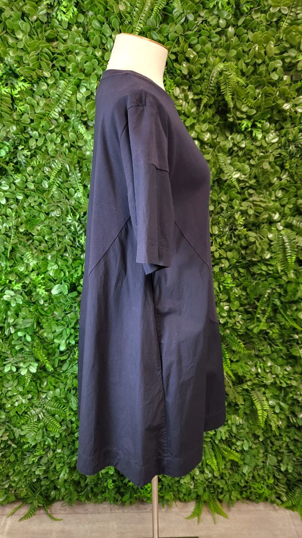 Cos Navy A-Line T-shirt Dress (8-10)