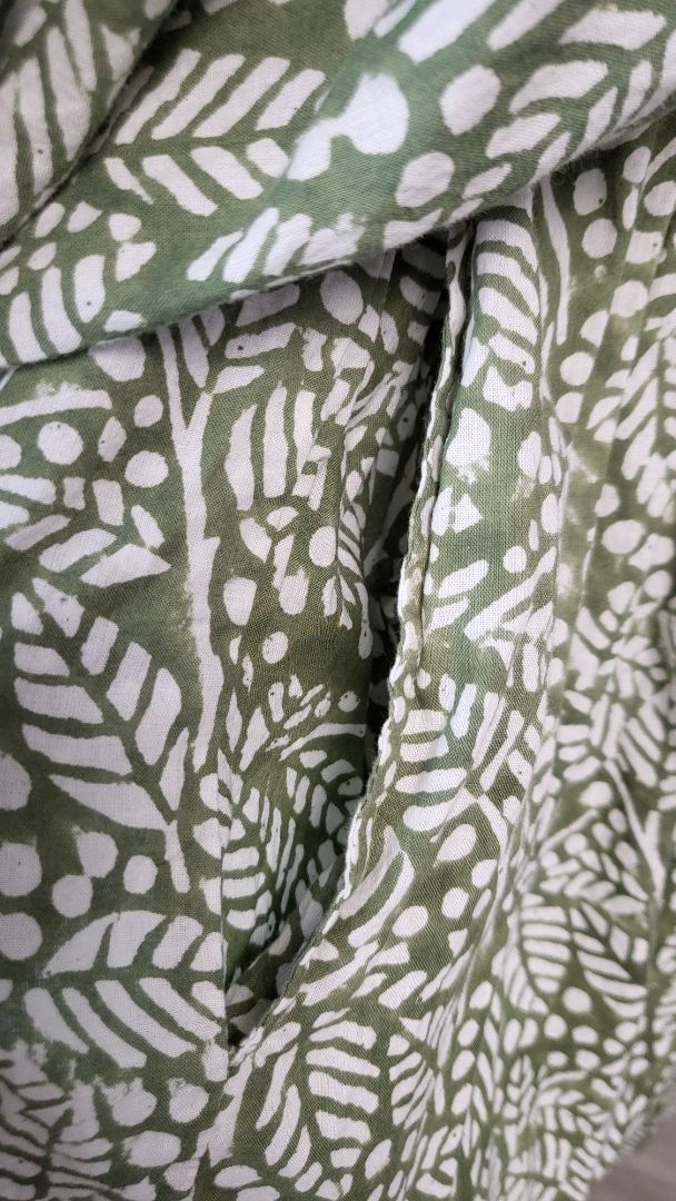 Maya Green Print Vacay Dress (12-14)