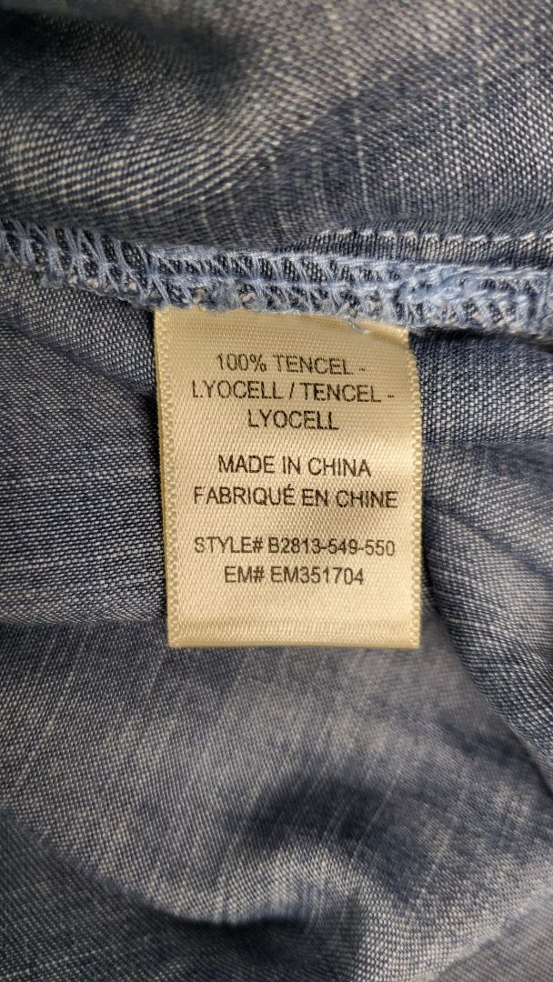 Bella Dahl Blue Chambray Shirt (14)