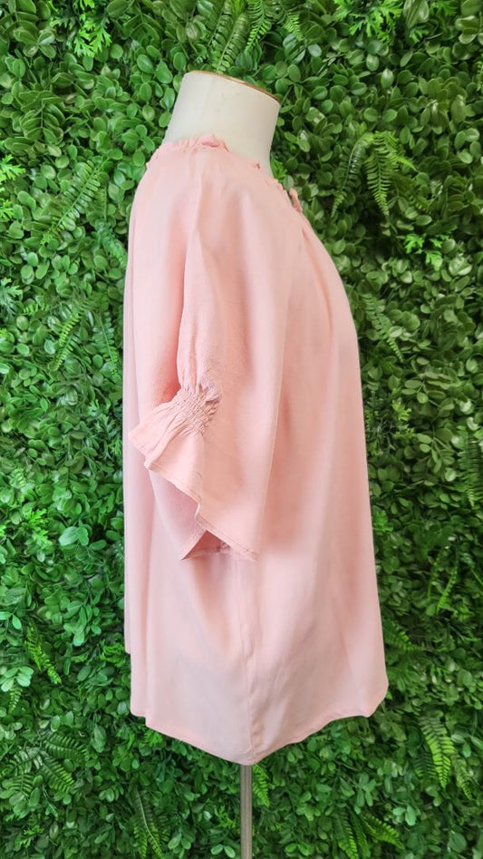 Madly Sweetly Pink Ruffle Top (16)