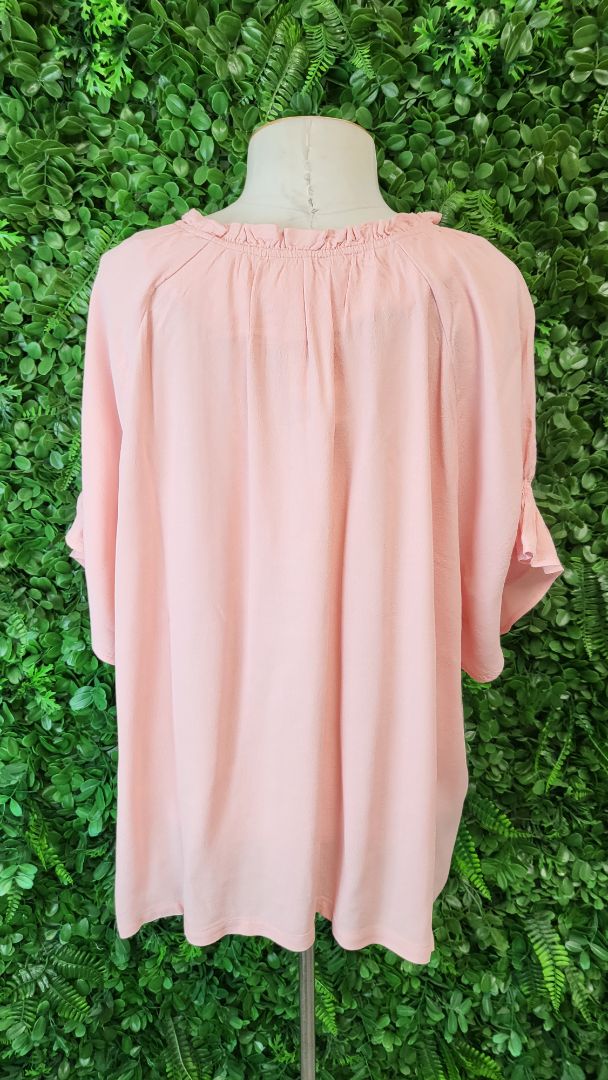 Madly Sweetly Pink Ruffle Top (16)