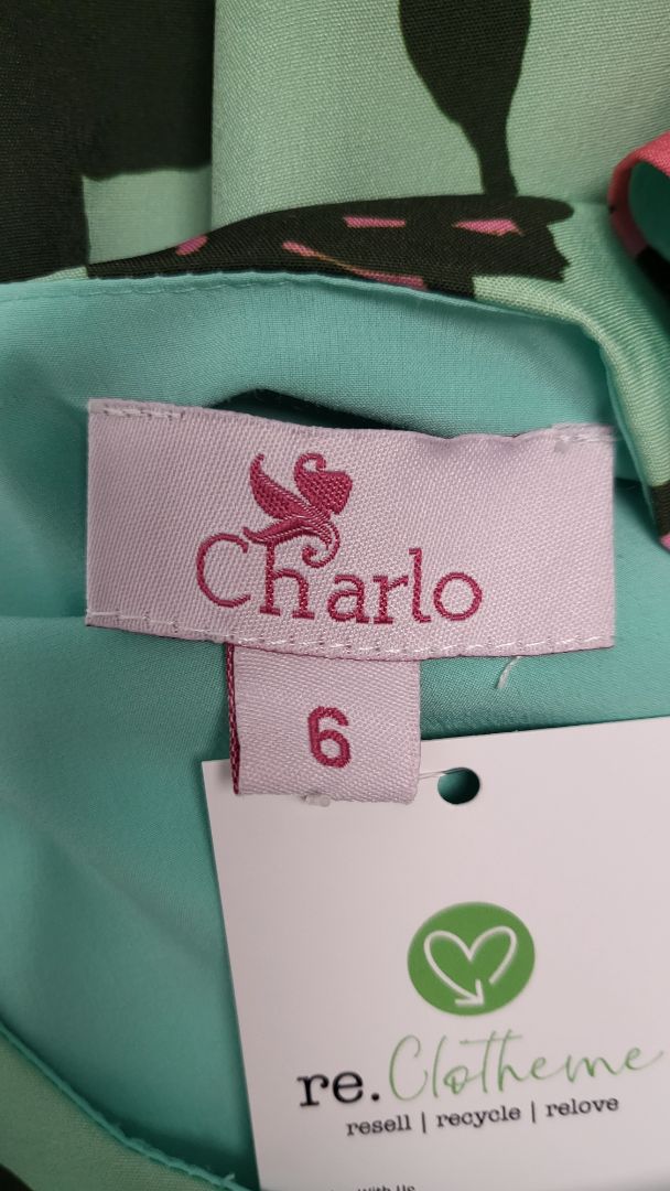 Charlo Green Tiered Dress (6)