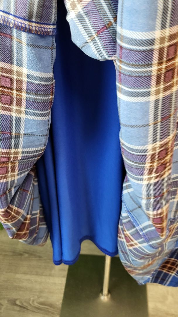 Friday Flamingo Check Collar Dress (22-24)
